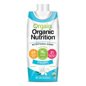 ORGAIN RTU VEGAN VANILLA SHAKE 11OZ 12CS
